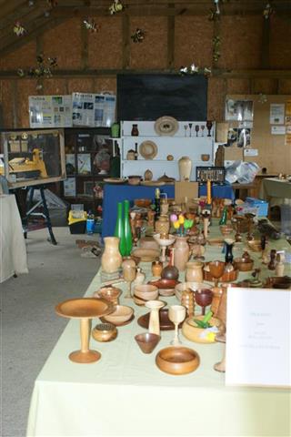 One of the charity tables